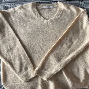 Cream Crew Neck Sweater by Joe’s